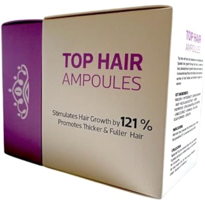 Infinity Top Hair Ampoules - Spanish Procapil Technology - Stimulates Hair Density & Strengthens Follicles - Best Treatment to Reduce Fall (8x10ml) I From Al Shabrawini Pharmacy - Image 1